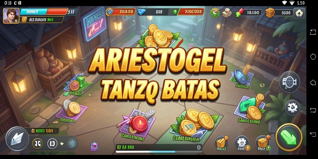 Screenshot yang menggambarkan petualangan seru di dunia ARIESTOGEL.