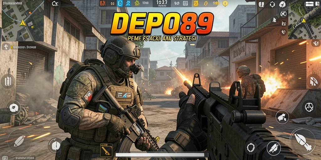 Tampilan screenshot gameplay DEPO89 yang menunjukkan aksi penuh ketegangan.
