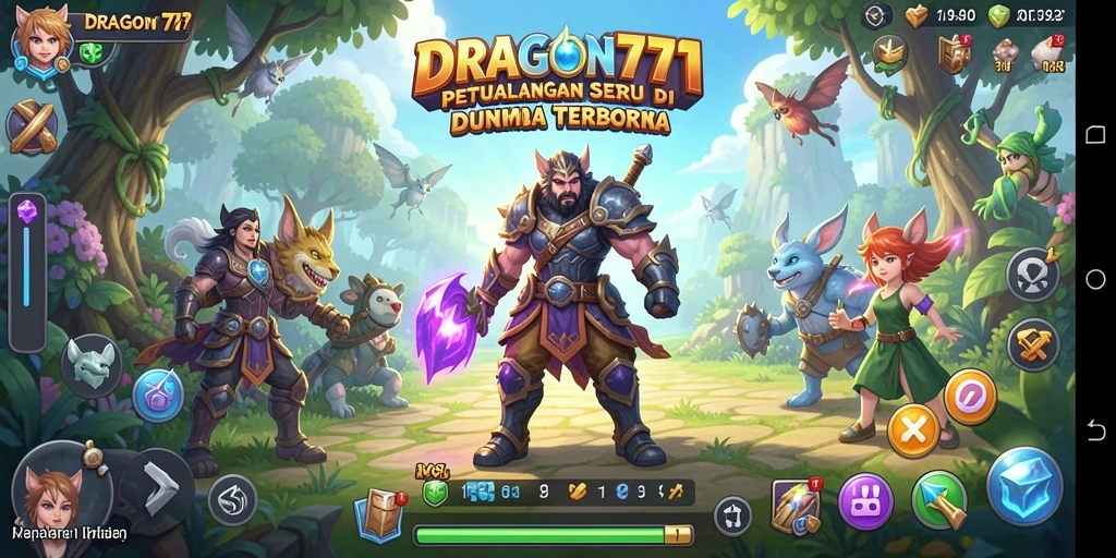Tangkapan layar gameplay DRAGON777 yang menampilkan dunia terbuka yang luas.