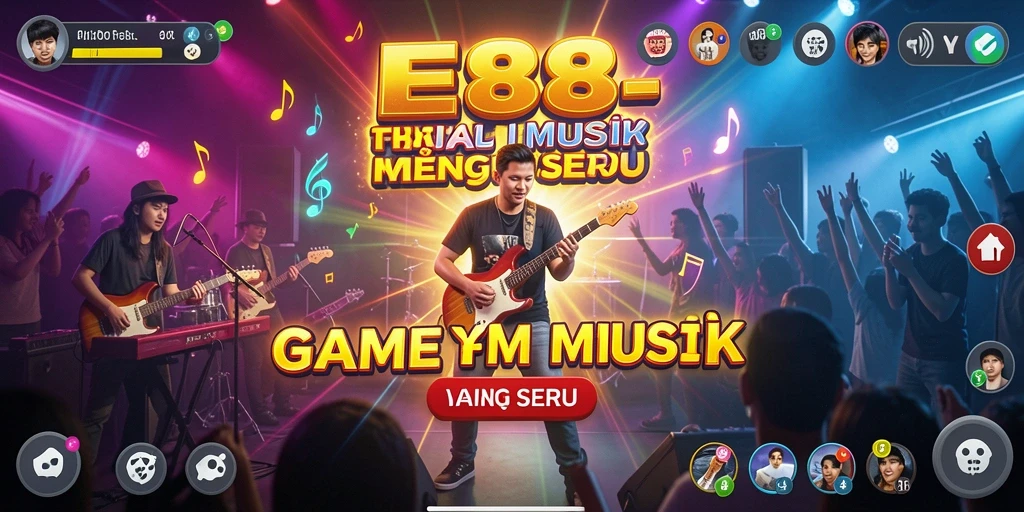 Gameplay E88 yang seru dan interaktif dengan musik favorit.