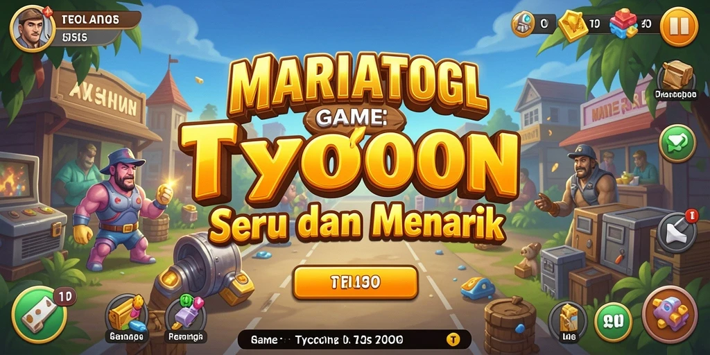 Tampilan gameplay seru dari MARIATOGL yang penuh strategi Tycoon.