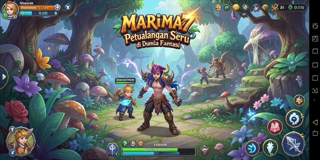 Tampilan gameplay yang seru dan menantang di <strong>MARIMA77</strong>.