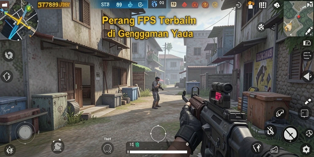 Tampilan gameplay ST789 dengan aksi menegangkan di medan perang.