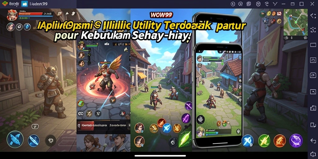 Tampilan antarmuka WOW99 yang sederhana dan fungsional.